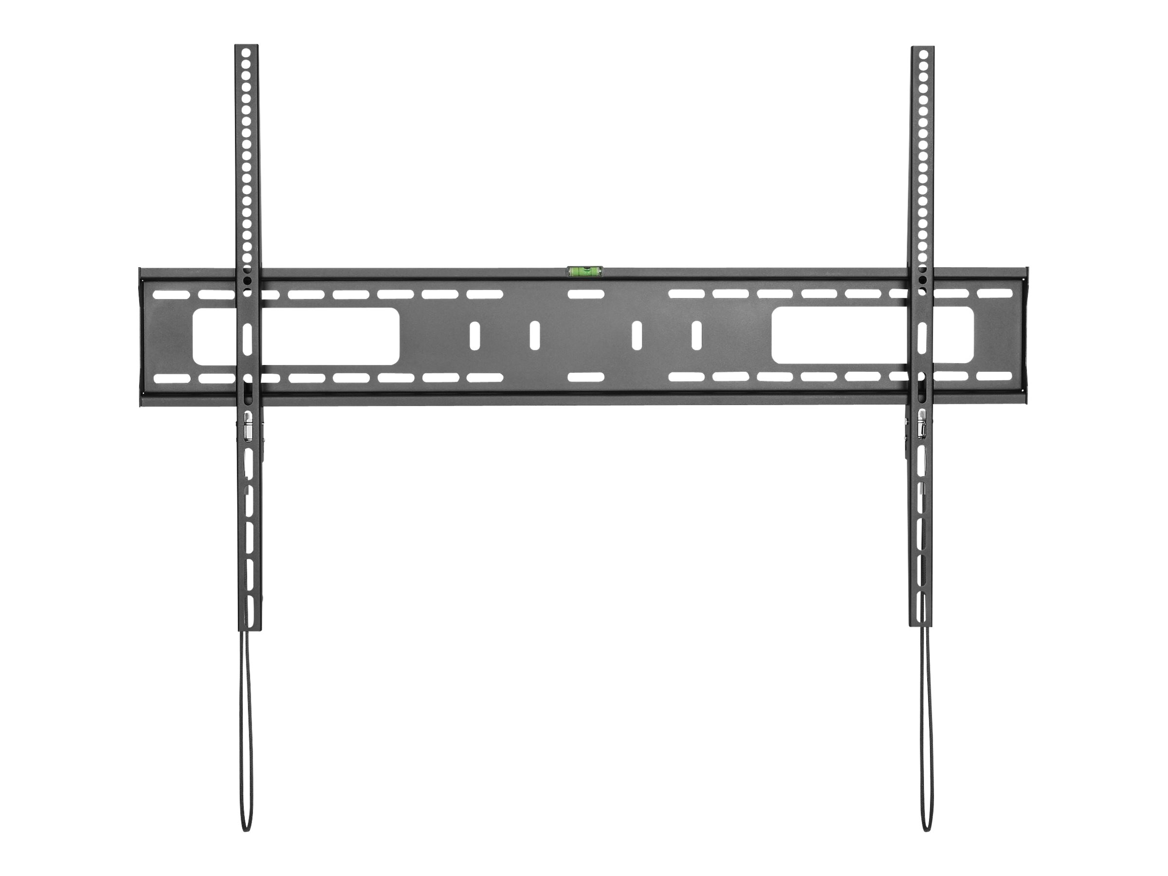 StarTech.com TV Wandhalterung für Flachbildfernseher -  für 60 bis 100 Zoll Monitore - VESA Norm - Stahl - belastbar - flach - Klammer - für TV - Kunststoff, Stahl - Schwarz - Bildschirmgröße 152.4-254 cm (60"-100")