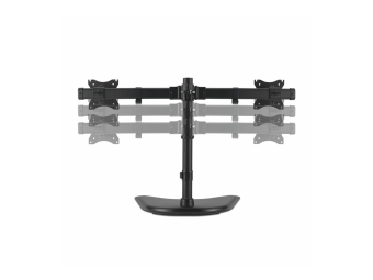 Kensington SmartFit - Aufstellung - für 2 Monitore - Stahl, Silikonpad - Bildschirmgröße bis zu 68,6 cm (bis zu 27 Zoll)