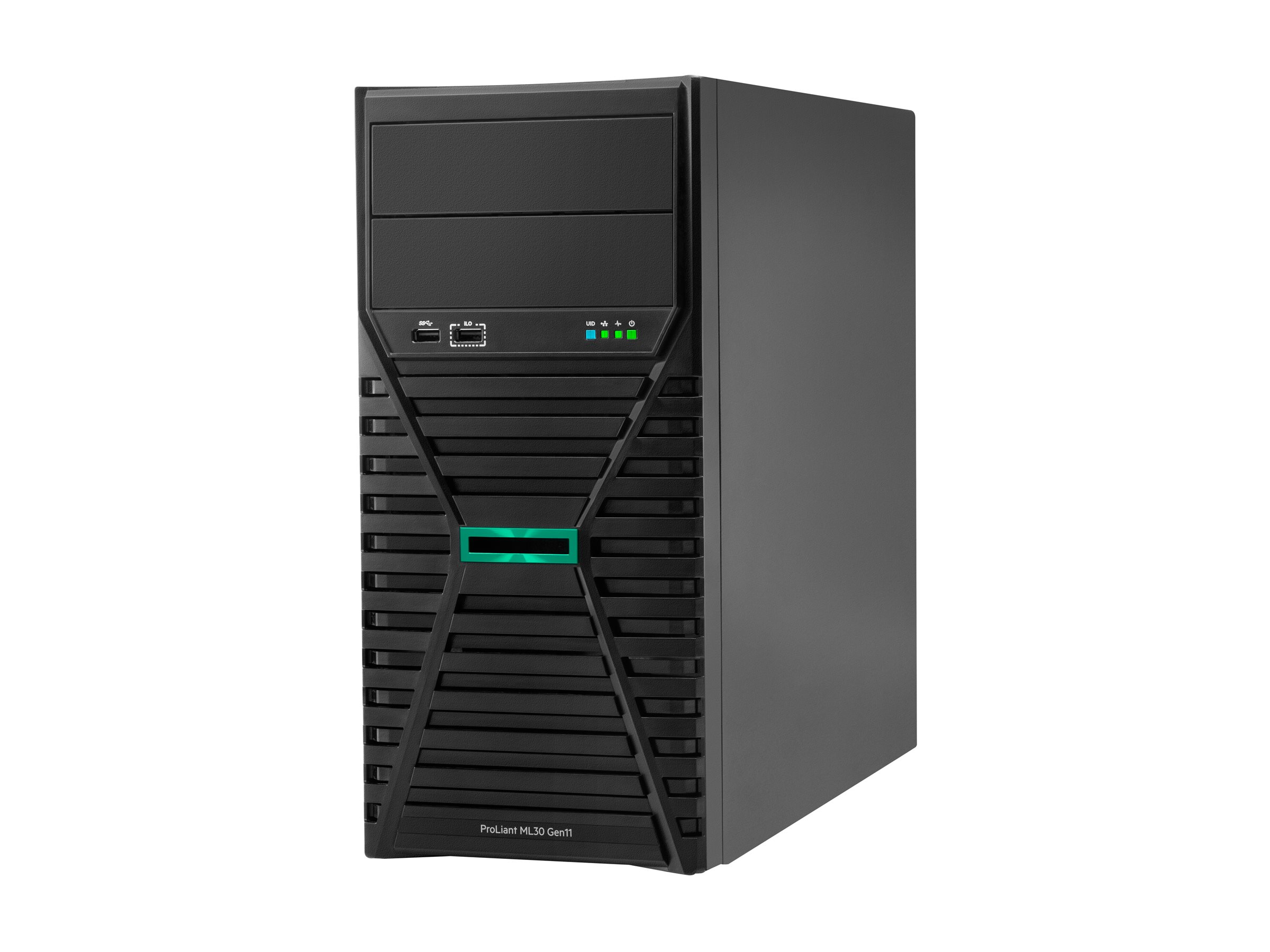 HPE ProLiant ML30 Gen11 - Server - Tower - 4U - 1-Weg - 1 x Xeon E-2414  2.6 GHz - RAM 32 GB - SATA - nicht Hot-Swap-fähig 8.9 cm (3.5")