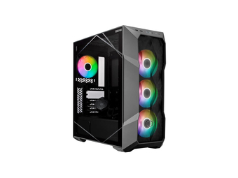 Cooler Master TD500 MAX - Mini-ITX - ATX - Seitenteil mit Fenster (gehärtetes Glas)
