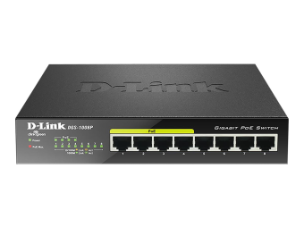 D-Link DGS 1008P - Switch - unmanaged - 4 x 101001000 (PoE)