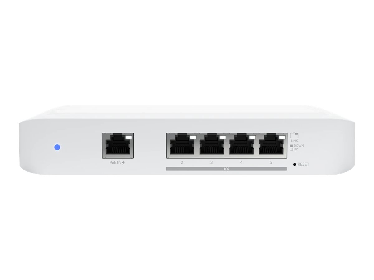 Ubiquiti USW Flex XG - Switch - managed - 4 x 10010002.5G5G10GBase-T + 1 x 101001000 (PoE+)