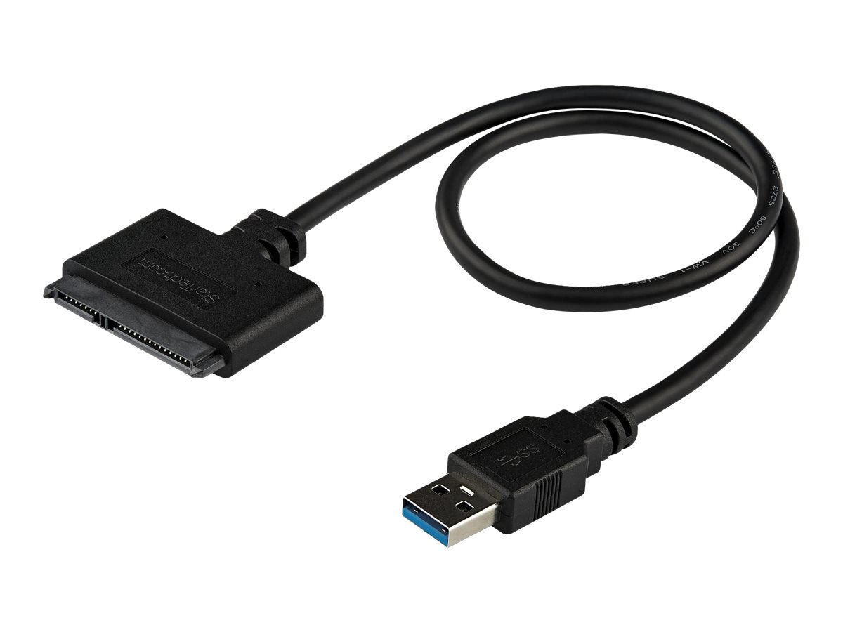 StarTech.com USB 3.0 auf 2,5" (6,4cm) SATA III Adapter Kabel mit UASP - USB 3.0 zu SATA SSDHDD Konverter  Adapterkabel - Speicher-Controller - 2.5" (6.4 cm)