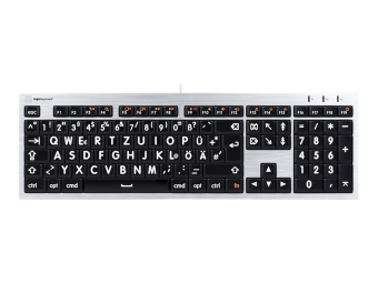 Logickeyboard Largeprint AlbA - Tastatur - USB