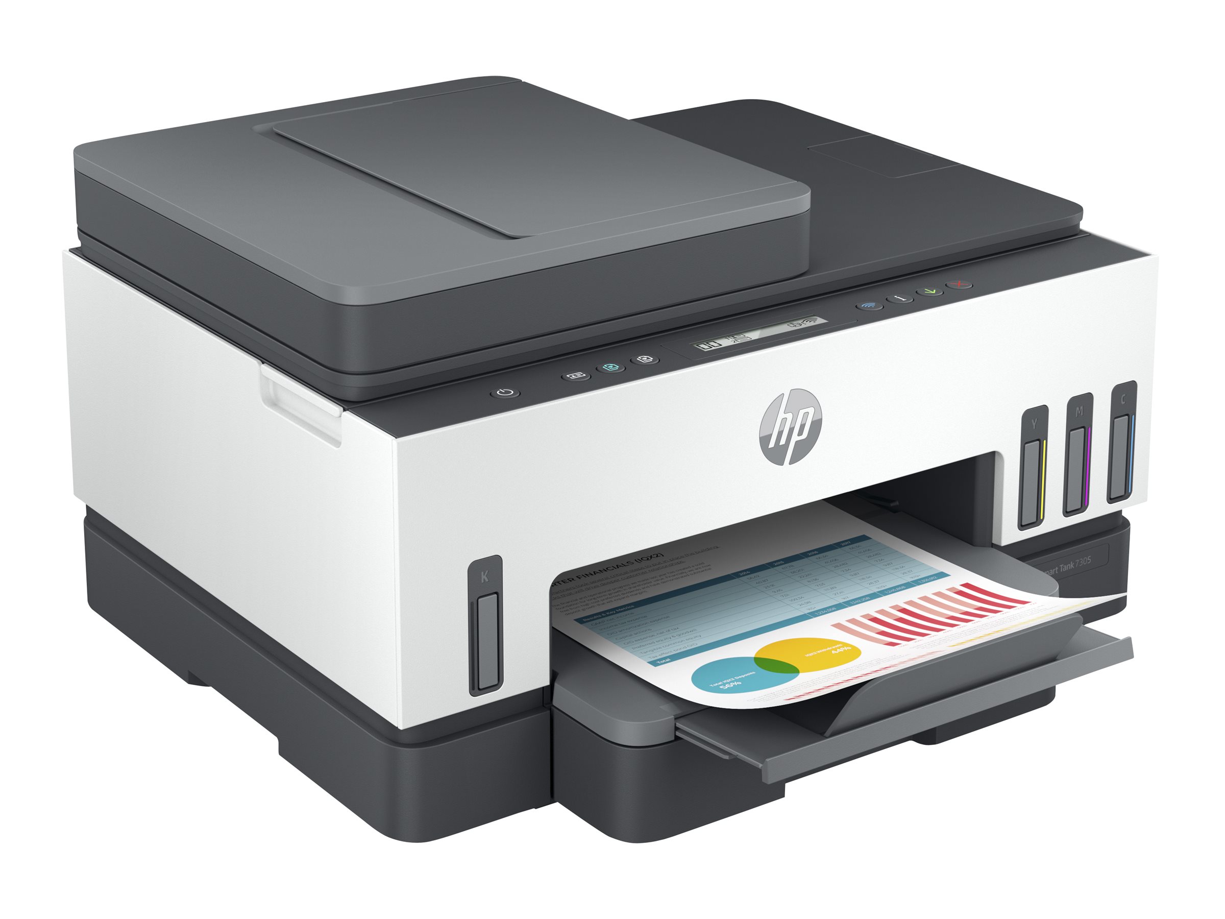 HP Smart Tank 7305 All-in-One - Multifunktionsdrucker - Farbe - Tintenstrahl - nachfüllbar - Letter A (216 x 279 mm)