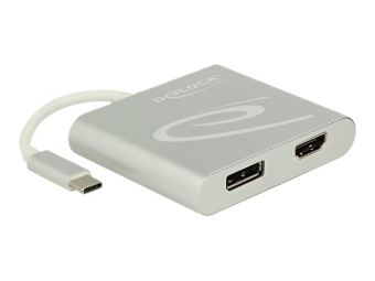 Delock Externer Videoadapter - USB-C - HDMI, DisplayPort