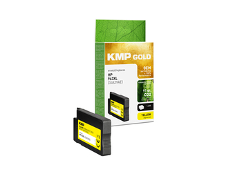 KMP Gold Patrone HP 963XL 3JA29AE yellow 2000 S. remanufactured - Kompatibel - Wiederaufbereitet