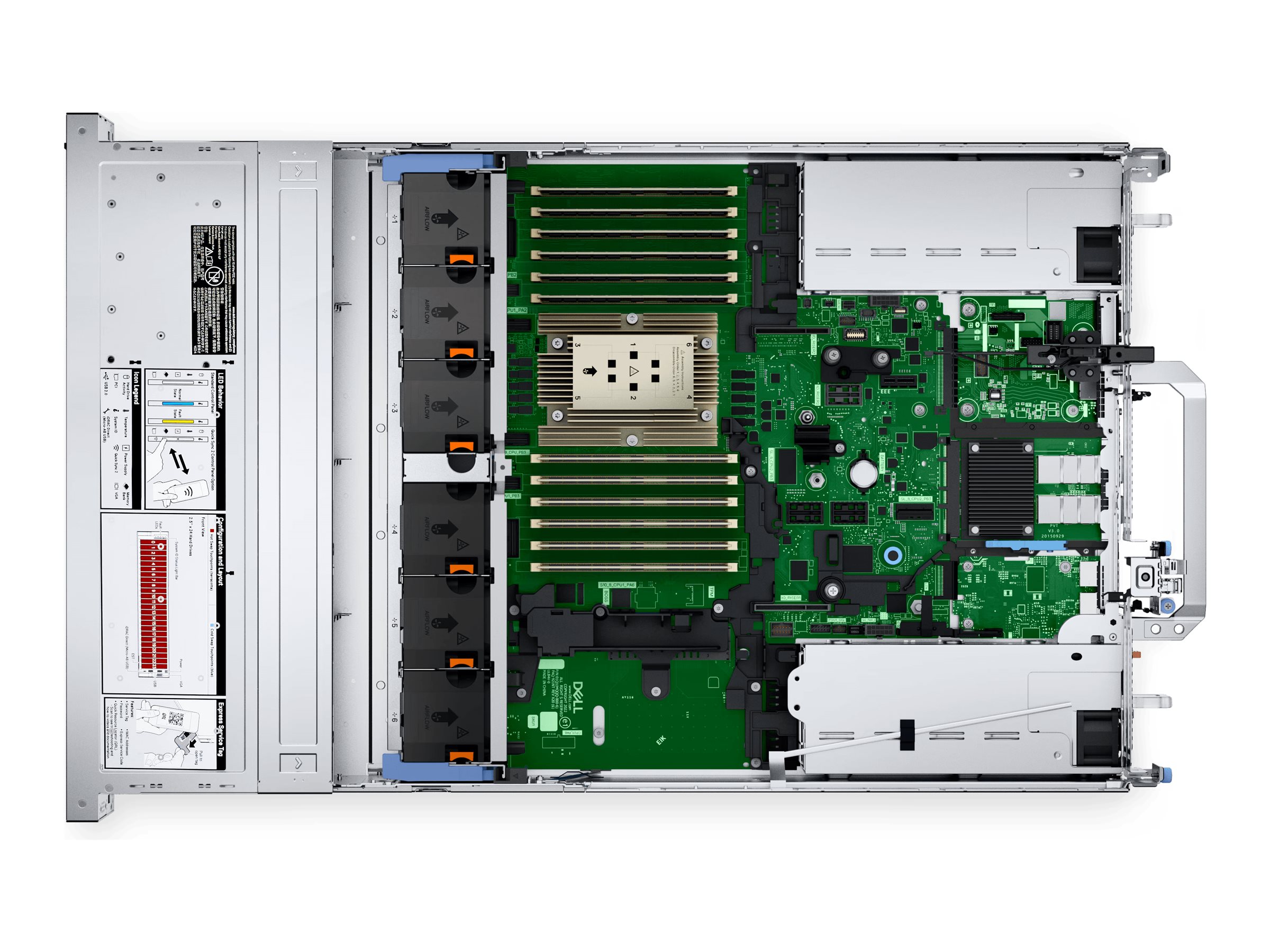 Dell PowerEdge R7615 - Server - Rack-Montage - 2U - 1-Weg - 1 x EPYC 9354P  3.25 GHz - RAM 32 GB - SAS - Hot-Swap 6.4 cm (2.5")