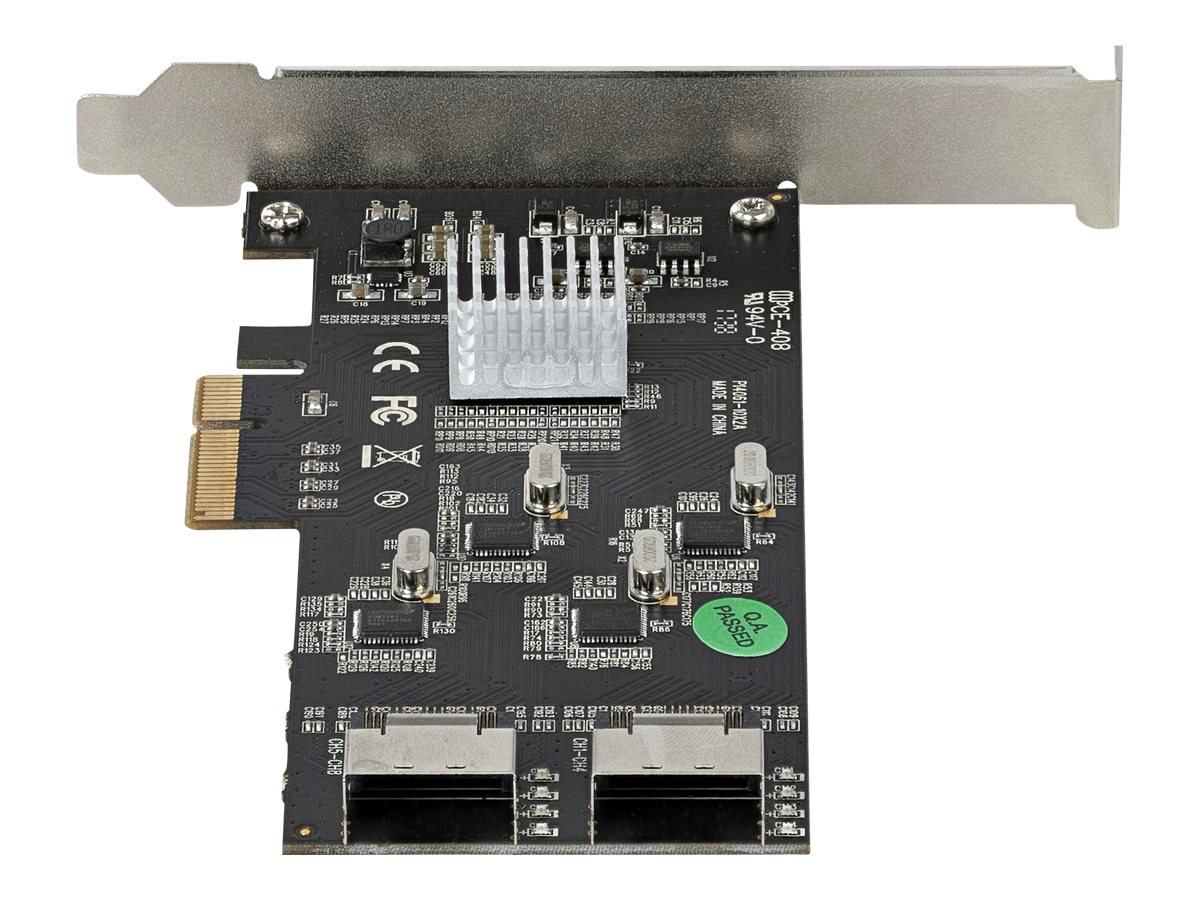 StarTech.com SATA PCIe Controller 8 Port - 6 Gbits PCI Express SATA Adapter - SATA PCIe Schnittstellenkarte - PCI-e x4 Gen 2 zu SATA III - SATA HDDSSD (8P6G-PCIE-SATA-CARD)