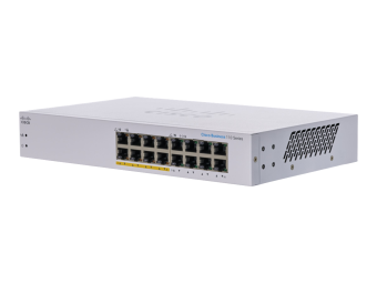Cisco Business 110 Series 110-16PP - Switch - unmanaged - 8 x 101001000 (PoE)
