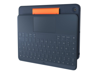 Logitech Rugged Combo 3 Touch for Education - Tastatur und Foliohülle - mit Trackpad - Apple Smart connector - QWERTY - GB - für Bildungseinrichtungen - für Apple 10.2-inch iPad (7. Generation, 8. Generation, 9. Generation)