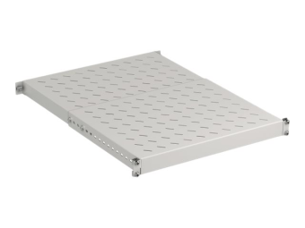 EFB Elektronik EFB-Elektronik - Rack - Regal - Schwerlast, tiefenverstellbar, Traglast 150 kg - Grau, RAL 7035 - 1U - 48.3 cm (19")
