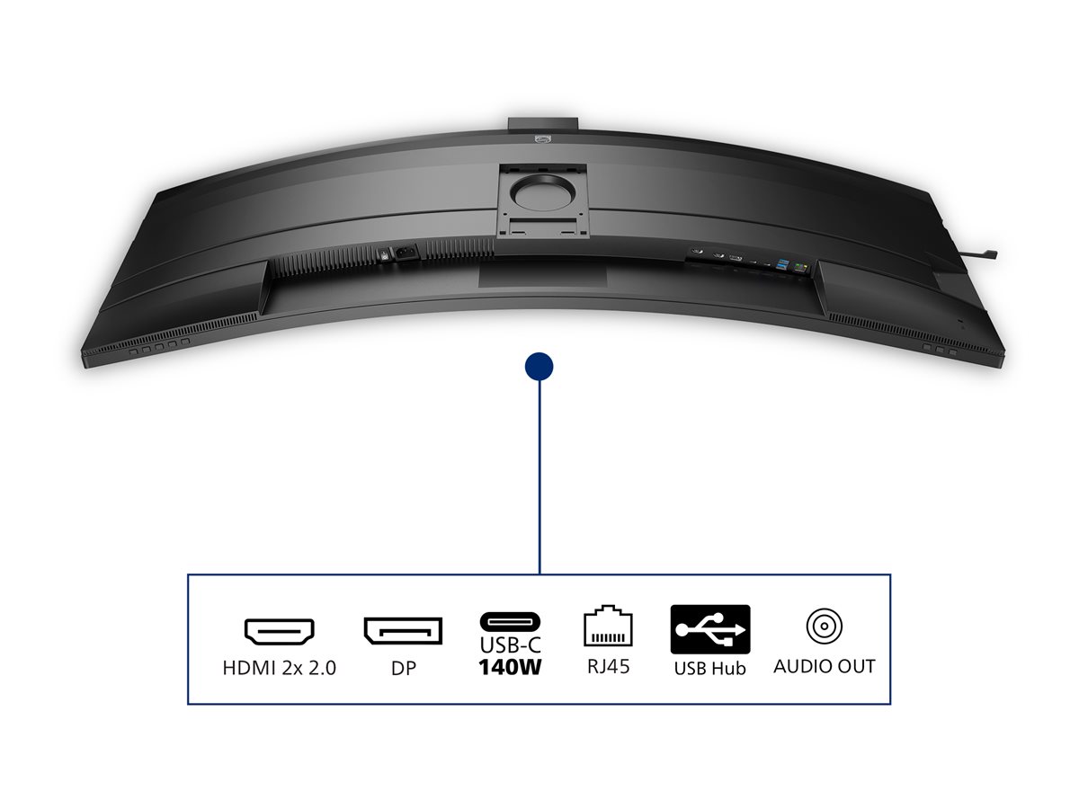 Philips 49B2U6900CH - 6000 Series - LED-Monitor - gebogen - USB - 124.5 cm (49")