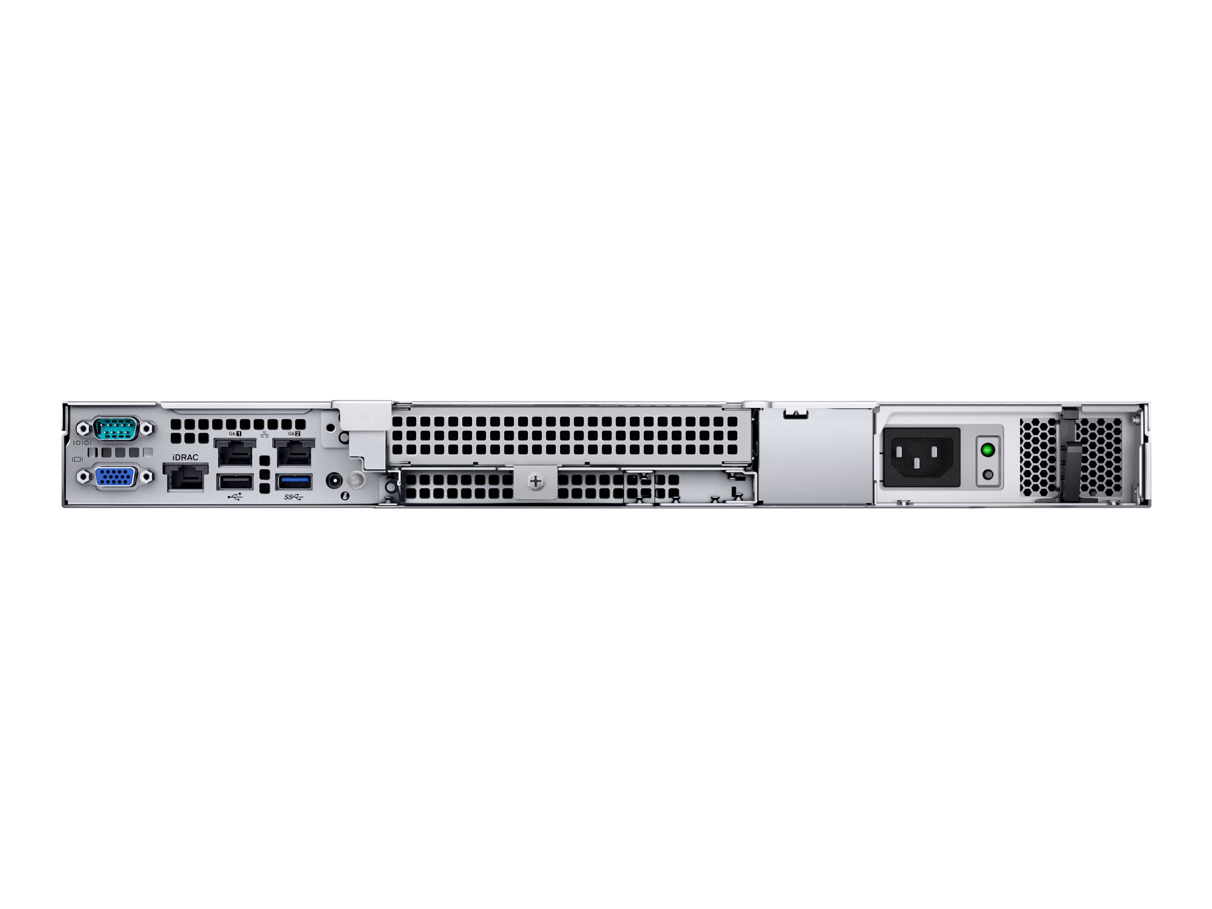 Dell PowerEdge R250 - Server - Rack-Montage - 1U - 1-Weg - 1 x Xeon E-2314  2.8 GHz - RAM 8 GB - SATA - Hot-Swap 8.9 cm (3.5")