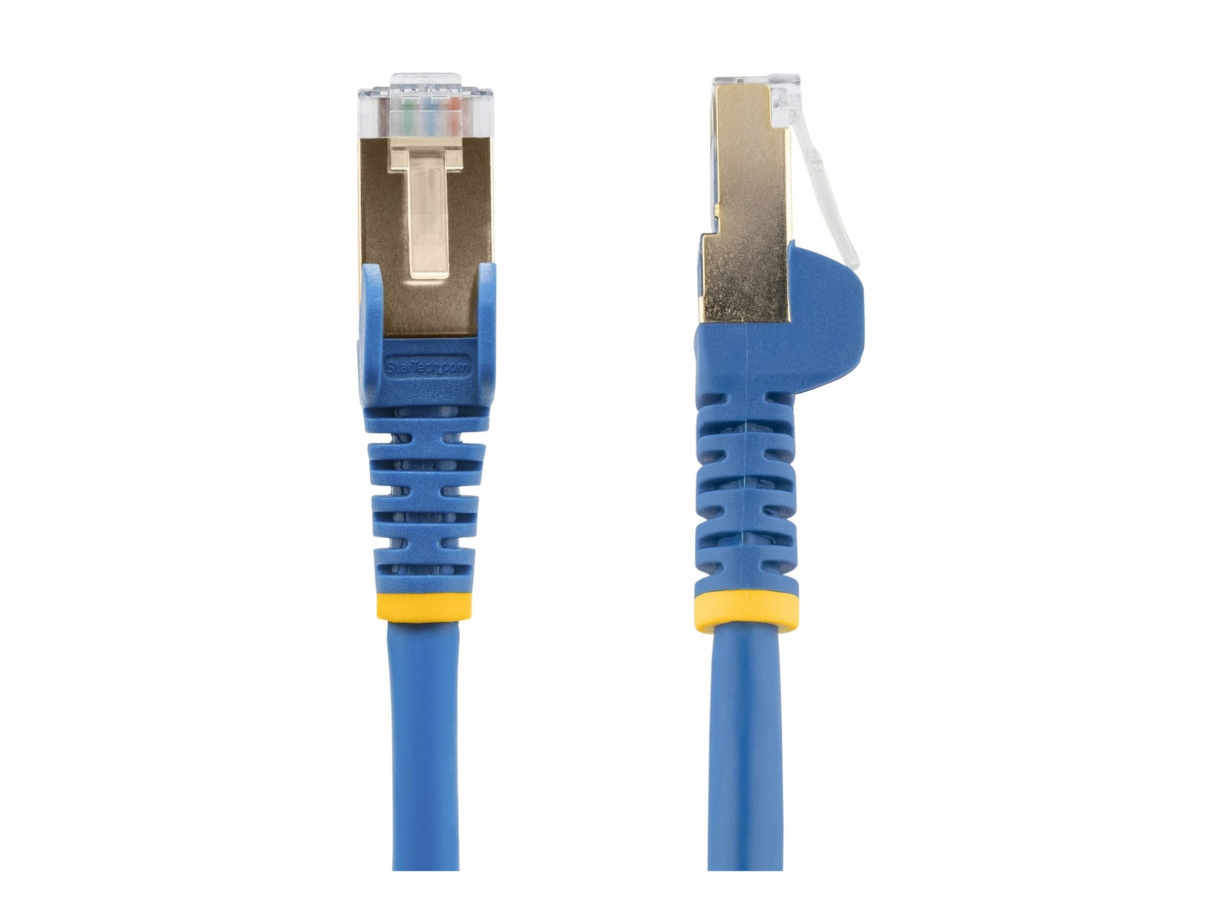 StarTech.com 7m CAT6A Ethernet Cable, 10 Gigabit Shielded Snagless RJ45 100W PoE Patch Cord, CAT 6A 10GbE STP Network Cable wStrain Relief, Blue, UL Certified WiringTIA - Category 6A - 26AWG (6ASPAT7MBL)