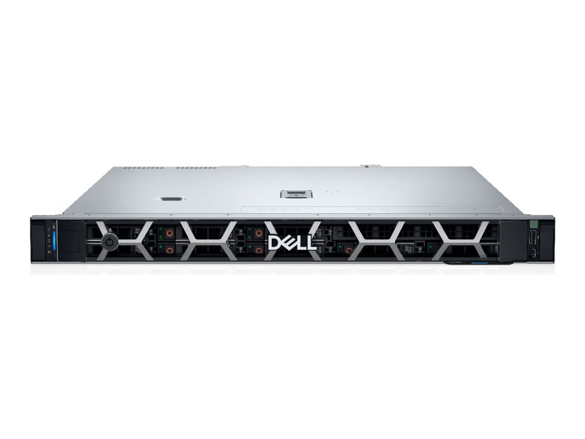 Dell PowerEdge R360 - Server - Rack-Montage - 1U - 1-Weg - 1 x Xeon 6369P  3.3 GHz - RAM 32 GB - SAS - Hot-Swap 6.4 cm (2.5")