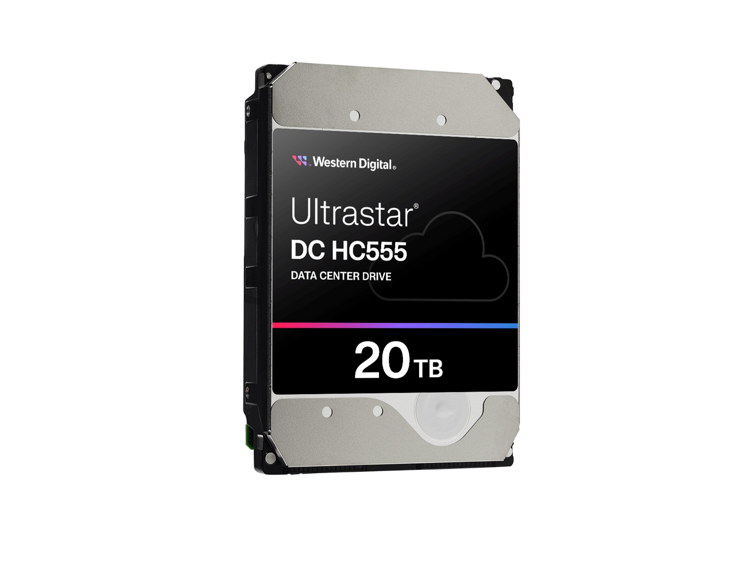 WD Ultrastar DC HC555 - Festplatte - Datencenter - verschlüsselt - 20 TB - intern - 3.5" (8.9 cm)