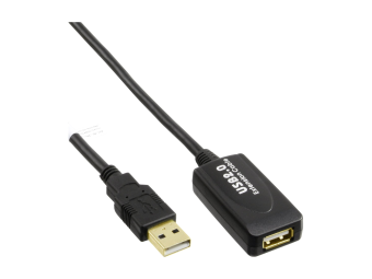 InLine USB 2.0 Aktiv-Verl. - mit Signalverstärkung Repeater - ST A  BU A - 25m