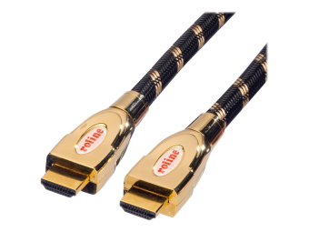 ROLINE Gold - HDMI-Kabel mit Ethernet - HDMI männlich zu HDMI männlich