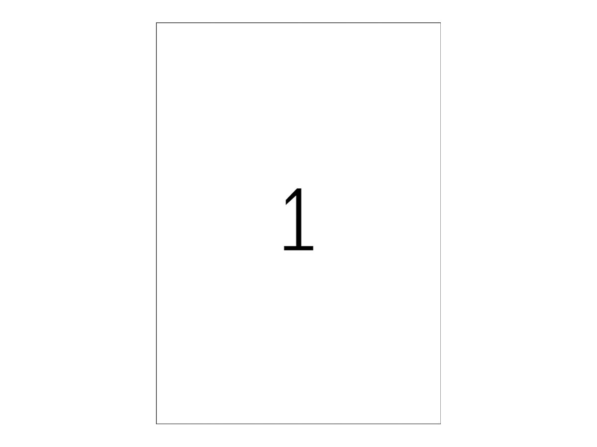 HERMA Special - Matt - selbstklebend, entfernbarer Klebstoff - weiß - A4 (210 x 297 mm)