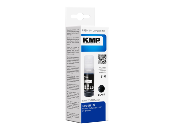 KMP E191 - 70 ml - Schwarz - kompatibel - Tintenbehälter (Alternative zu Epson 104)
