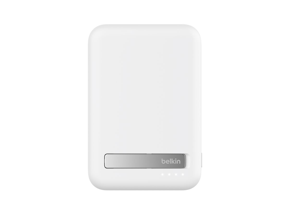 Belkin BoostCharge Pro - Induktive Power Bank - magnetisch mit Qi2 - 10000 mAh - 15 Watt - Fast Charge, PD - 2 Ausgabeanschlussstellen (magnetisch, 24 pin USB-C)