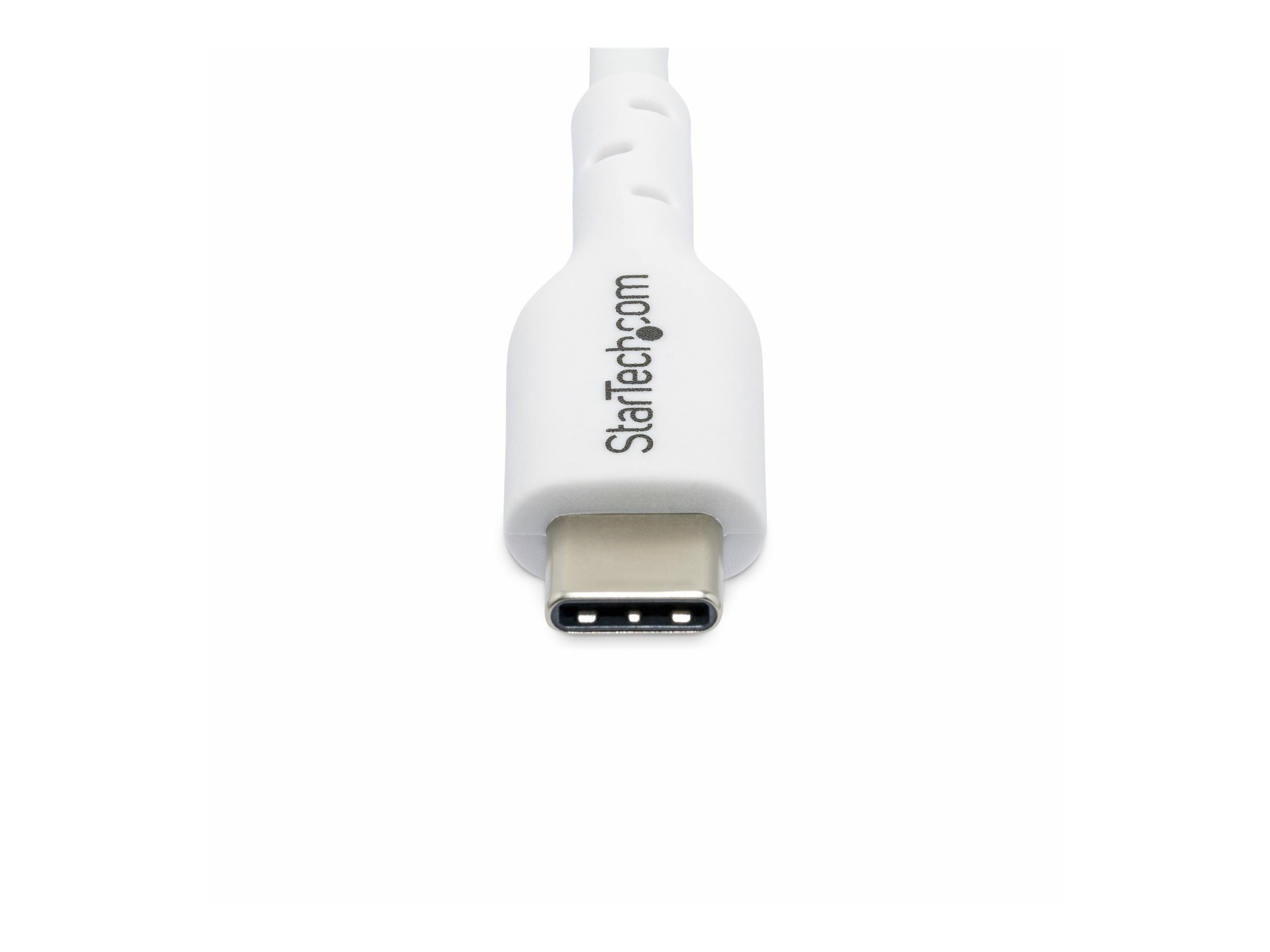 StarTech.com StarTech 2m (6.6ft) White USB-C Charging Cable, USB C Cable, USB 2.0 Type-C Laptop Charger Cord, 60W 3A Power Delivery, TPE Jacket, USB-C Data Transfer Cable, MM - USB-Kabel - USB-C (M)