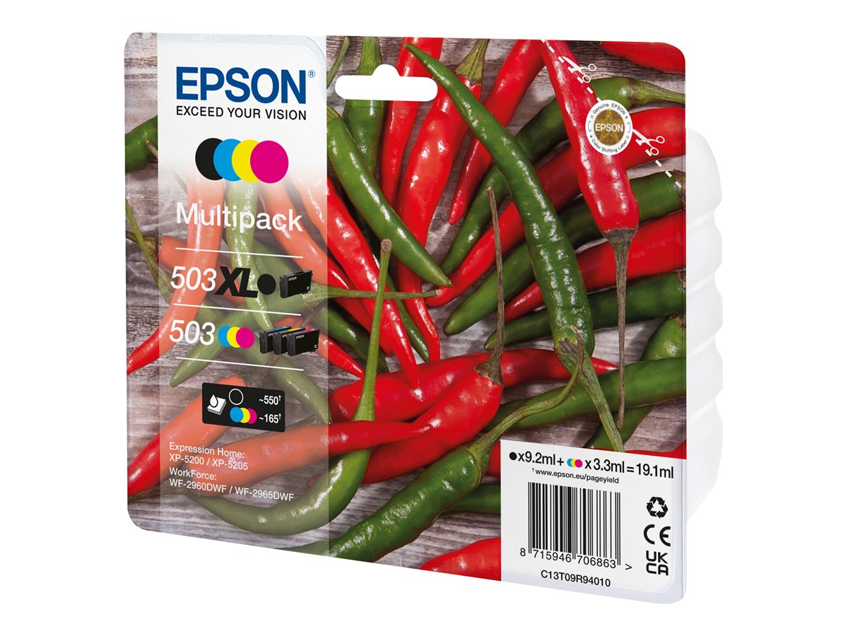 Epson 503503 XL Multipack - 4er-Pack - XL (Schwarz)