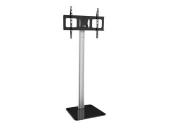 Techly Floor Support - Aufstellung - für LCD-Display - Aluminium - Schwarz, Silber - Bildschirmgröße 81.3-177.8 cm (32"-70")