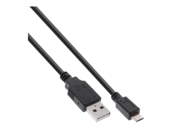 InLine Micro-USB 2.0 Kabel - Schnellladekab. - USB-A STMicro-B ST - schwarz - 2m