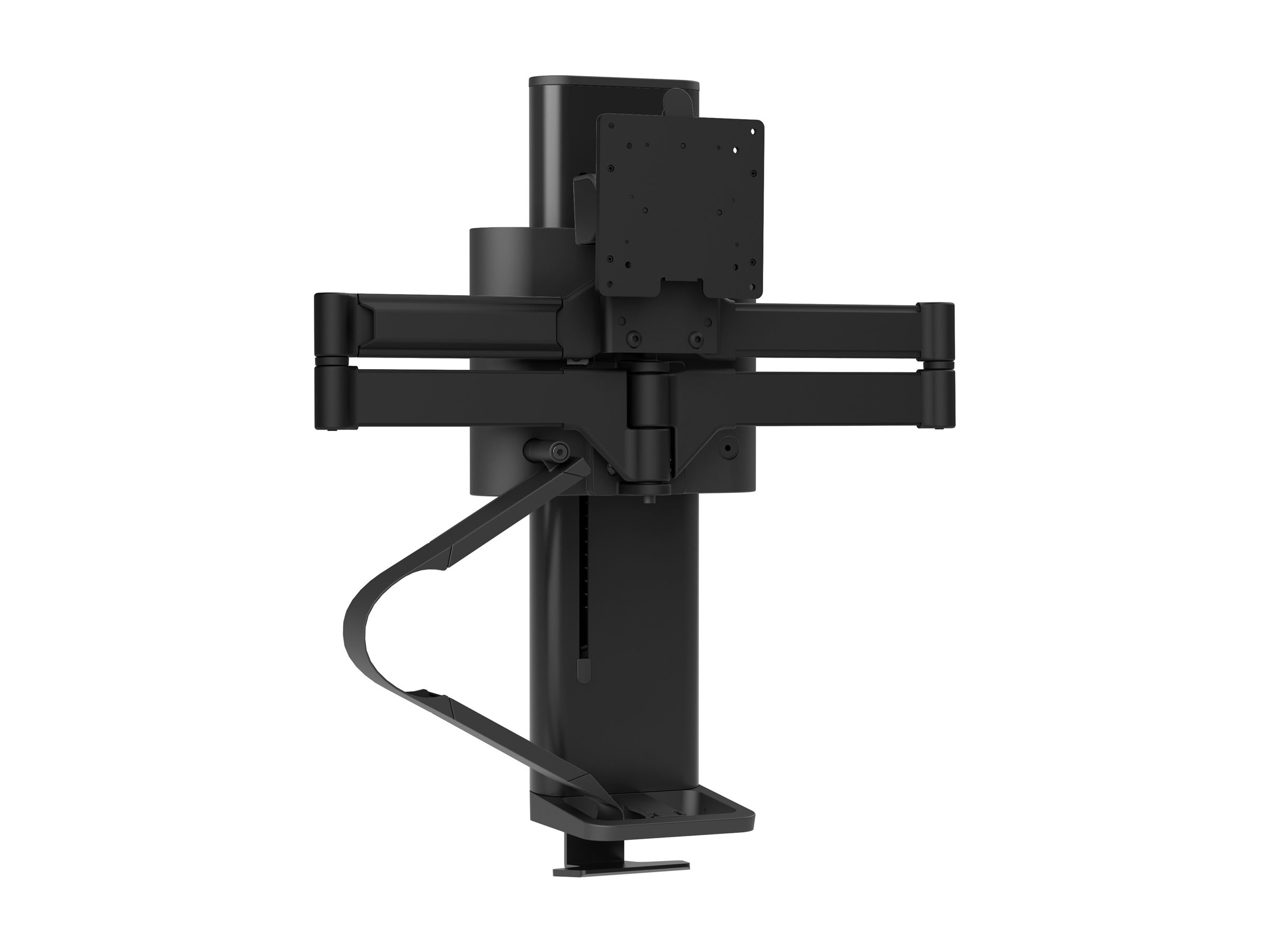 Ergotron TRACE - Befestigungskit (Spannbefestigung für Tisch, Pivot, Basis, VESA-Abstandshalter, Hubsäule, Verlängerungsarm) - Konstante Krafttechnologie - für LCD-Display - mattschwarz - Bildschirmgröße up to 96.5 cm (up to 38")