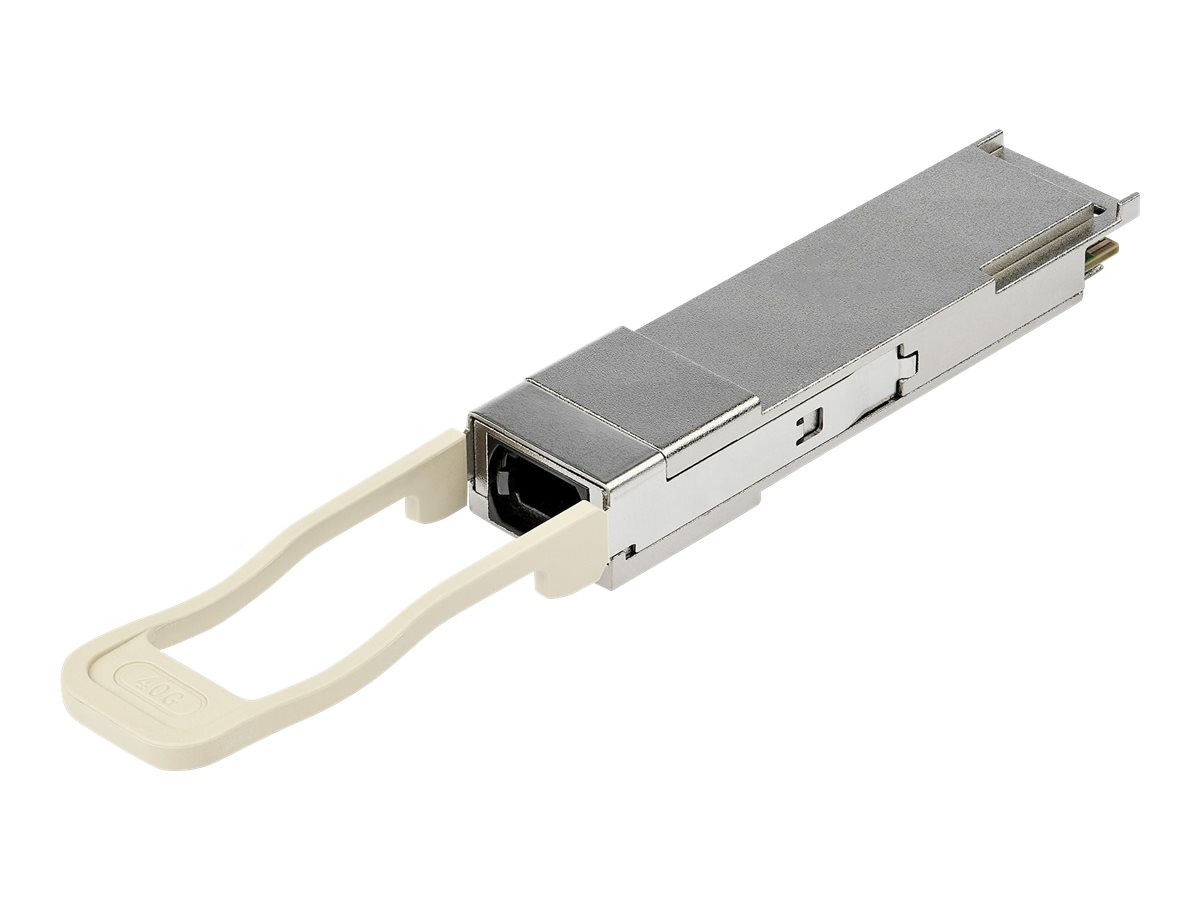 StarTech.com QSFP-40G-ESR4-ST Transceiver Modul (QSFP Module 40GBase-BIDI Dell EMC kompatibel Glasfaser 850nm LC Multimode mit DDM)