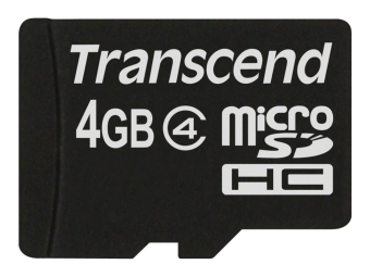 Transcend Flash-Speicherkarte - 4 GB - Class