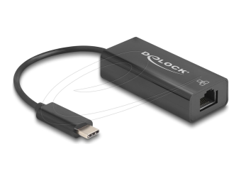 Delock Netzwerkadapter - USB-C - 10100 Ethernet x 1