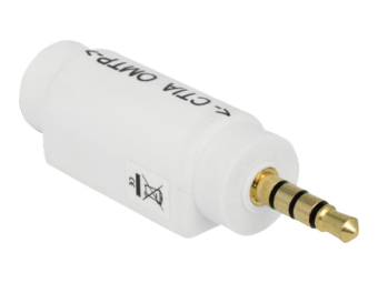 Delock Audio-Adapter - 4-poliger Mini-Stecker weiblich zu 4-poliger Mini-Stecker männlich