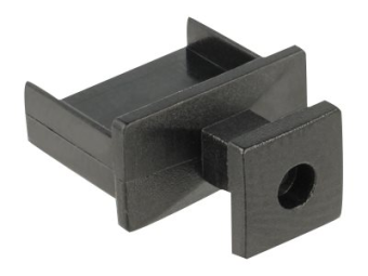Delock Dust Cover for USB Type-A Female - Schutzumschlag - Schwarz (Packung mit 10)