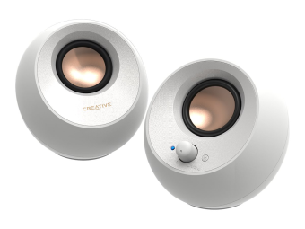 Creative Labs Creative Pebble V3 - Lautsprecher - für PC - 2.0-Kanal - kabellos - Bluetooth - USB - 8 Watt (Gesamt)