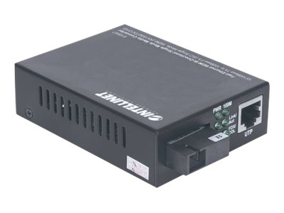 Intellinet Fast Ethernet WDM Bi-Directional Single Mode Media Converter 10100Base-Tx to 100Base-Fx (SC)