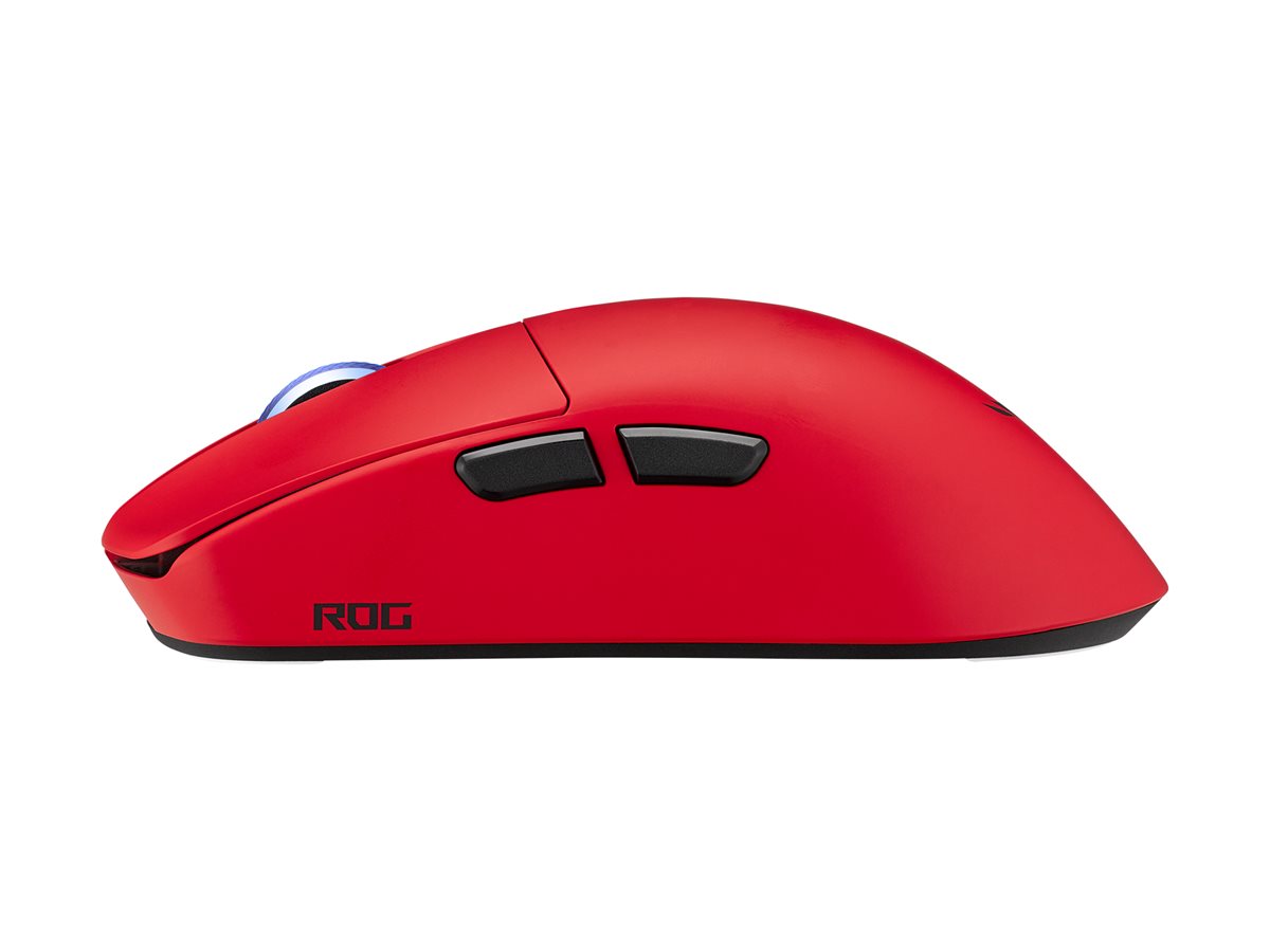 ASUS ROG Harpe II Ace - Maus - Für Rechtshänder - optisch - 6 Tasten - kabellos, kabelgebunden - USB 2.0, 2.4 GHz, Bluetooth 5.1 - kabelloser Empfänger (USB)