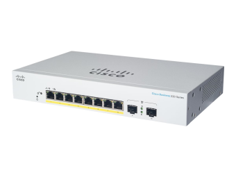 Cisco Business 220 Series CBS220-8P-E-2G - Switch - Smart - 8 x 101001000 (PoE+)