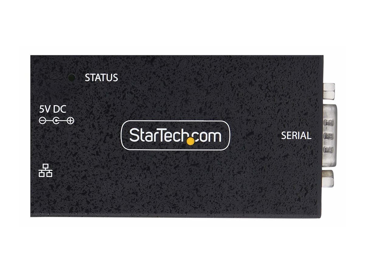 StarTech.com Serial to Ethernet Adapter, IP LAN to RS232 DB9 Converter
