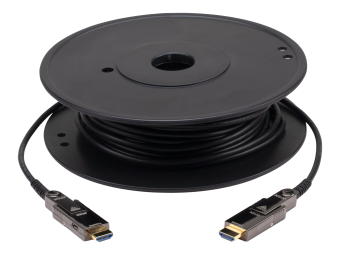 ATEN Highspeed - Kit HDMI-Kabel mit Ethernet - 19 pin micro HDMI Type D männlich zu 19 pin micro HDMI Type D männlich - 30 m - Hybrid KupferKohlefaser - Plenum, unterstützt 4K 60 Hz (4096 x 2160)