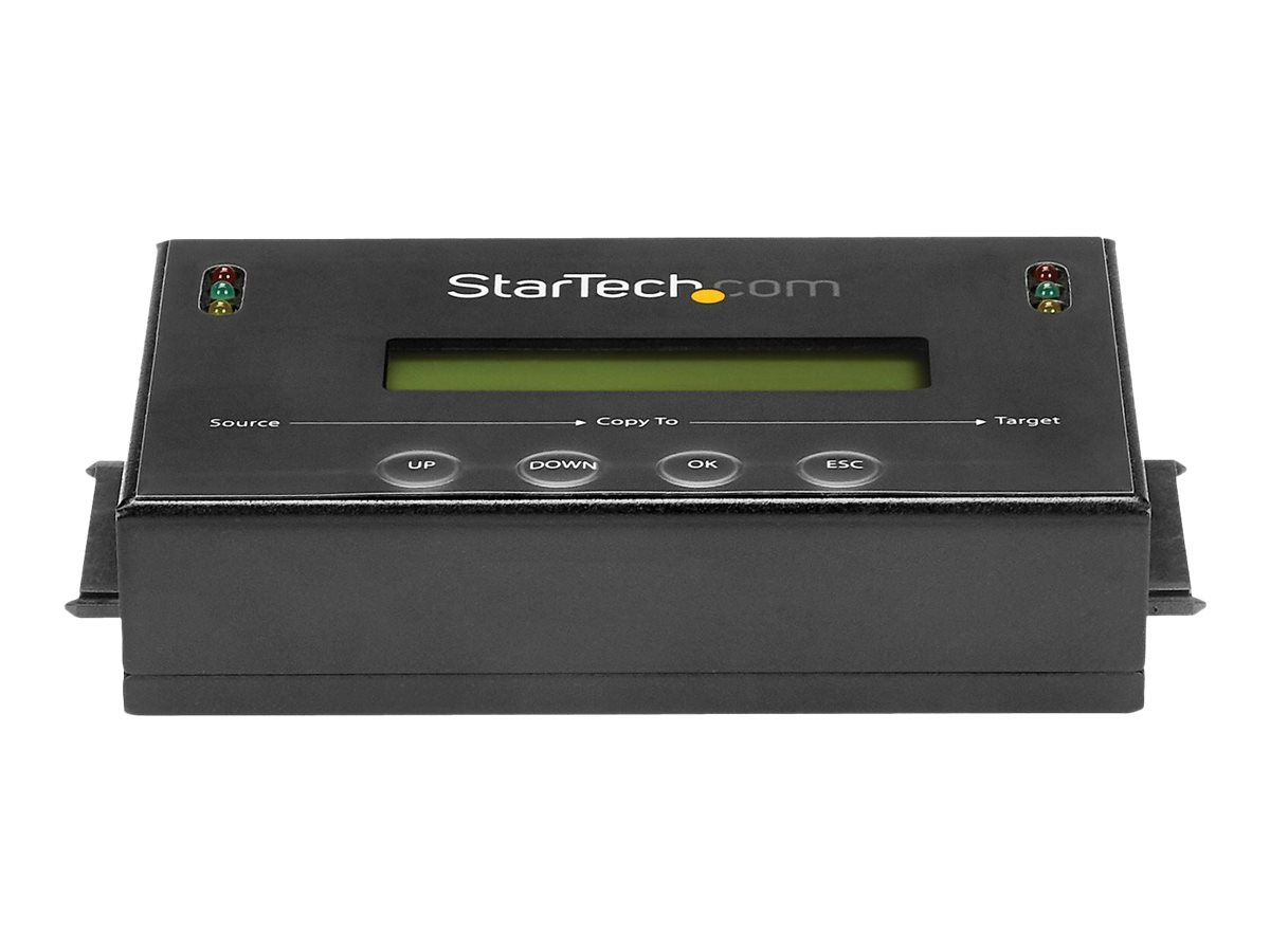 StarTech.com 2,5  3,5 SATA  SSD Festplatten Duplikator  Eraser - Festplatten Kopierstation mit 14 GBs Duplizier-Geschwindigkeit - Festplattenduplikator - 2 Schächte (SATA-600)