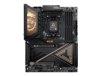 MSI MEG X870E ACE MAX - Motherboard - ATX - Socket AM5 - AMD X870E Chipsatz - USB4, USB-C 3.2 Gen 2x2, USB-C 3.2 Gen2, USB 3.2 Gen 2, USB 3.2 Gen 1 - 5 Gigabit Ethernet, 10 Gigabit LAN, Wi-Fi 7, Bluetooth - Onboard-Grafik (CPU erforderlich)