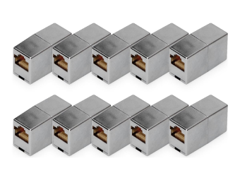 DIGITUS CAT 5e, Klasse D, RJ45 Modulare Kupplung - 10 Stk.