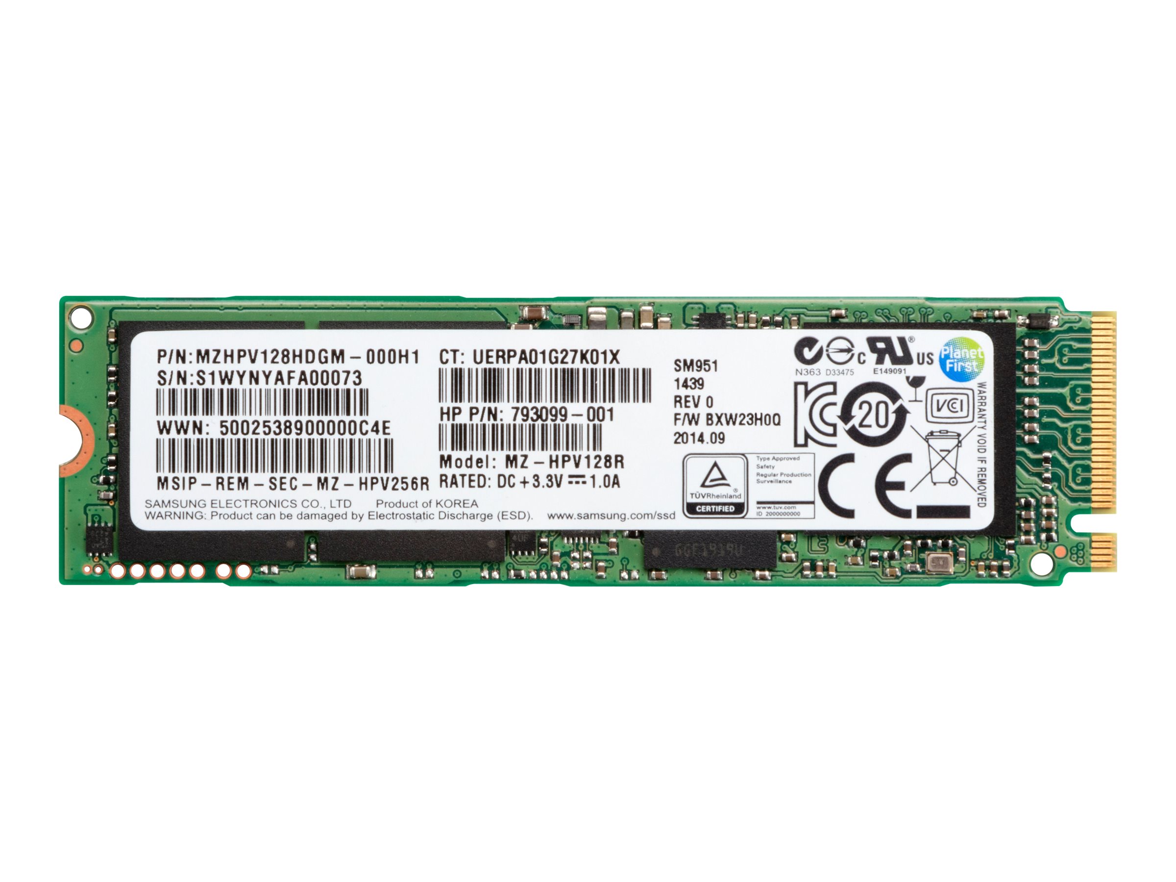 HP Z Turbo Drive G2 - SSD - 512 GB - intern - M.2 - PCIe 3.0 x4 (NVMe)