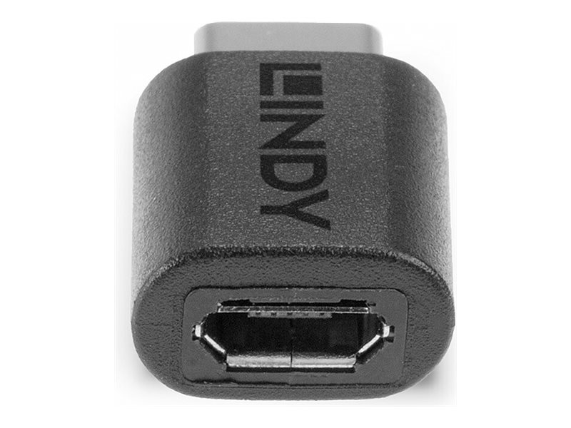 Lindy USB-Adapter - Micro-USB Type B (W) zu 24 pin USB-C (M)