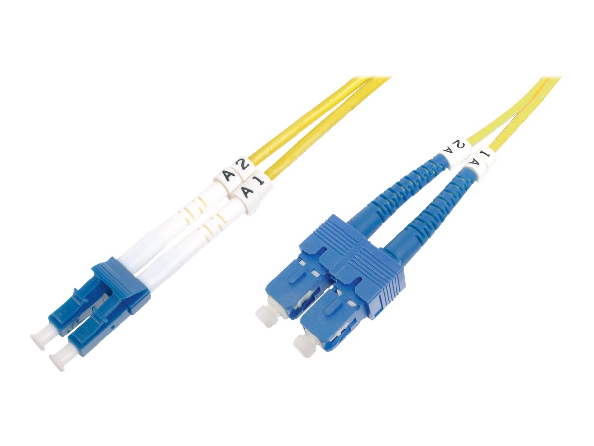 DIGITUS LWL Singlemode Patchkabel, LC  SC