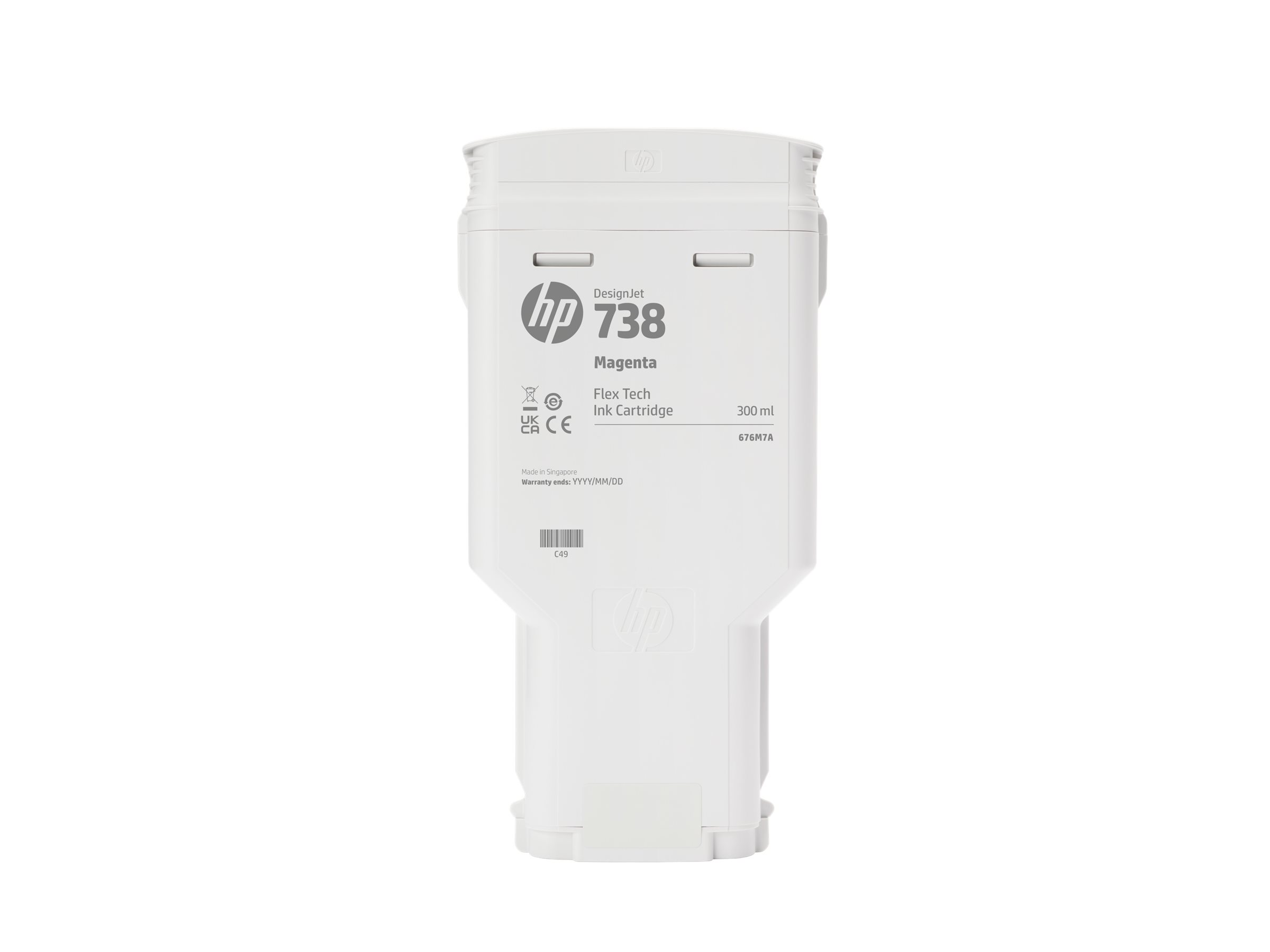 HP 738 - 130 ml - Schwarz - original - DesignJet