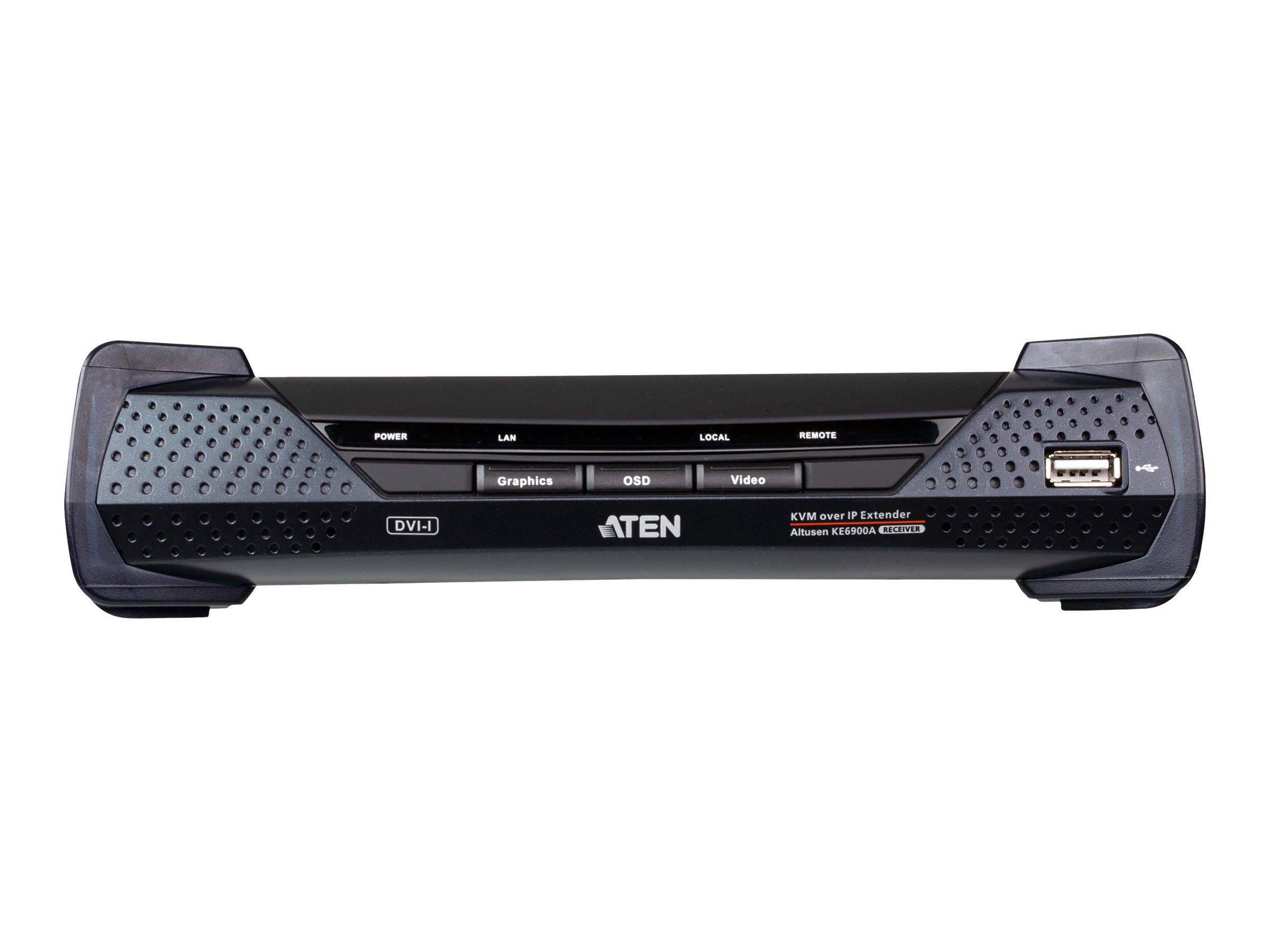 ATEN KE6900AR DVI-I Single Display KVM over IP Receiver